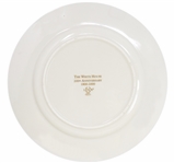 Bill Clinton White House China Dinner Fish Plate to Honor the 200th Anniversary of the White House